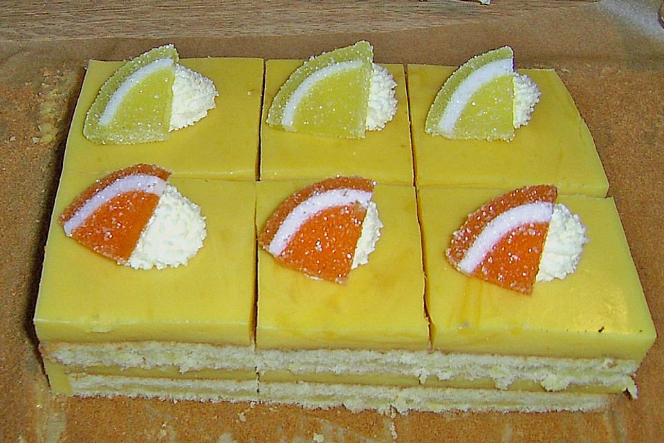 Orangen - Blitztorte