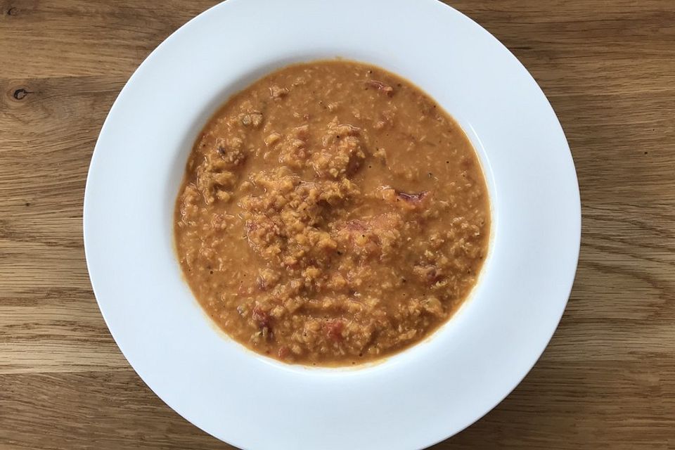 Rote Linsen-Curry