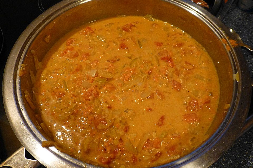 Rote Linsen-Curry