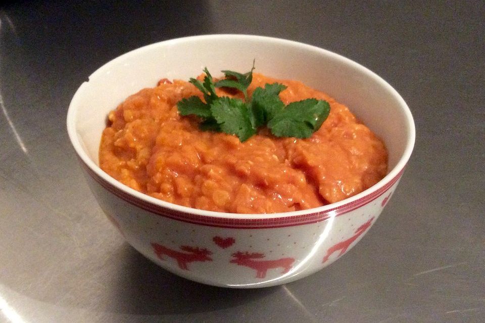 Rote Linsen-Curry