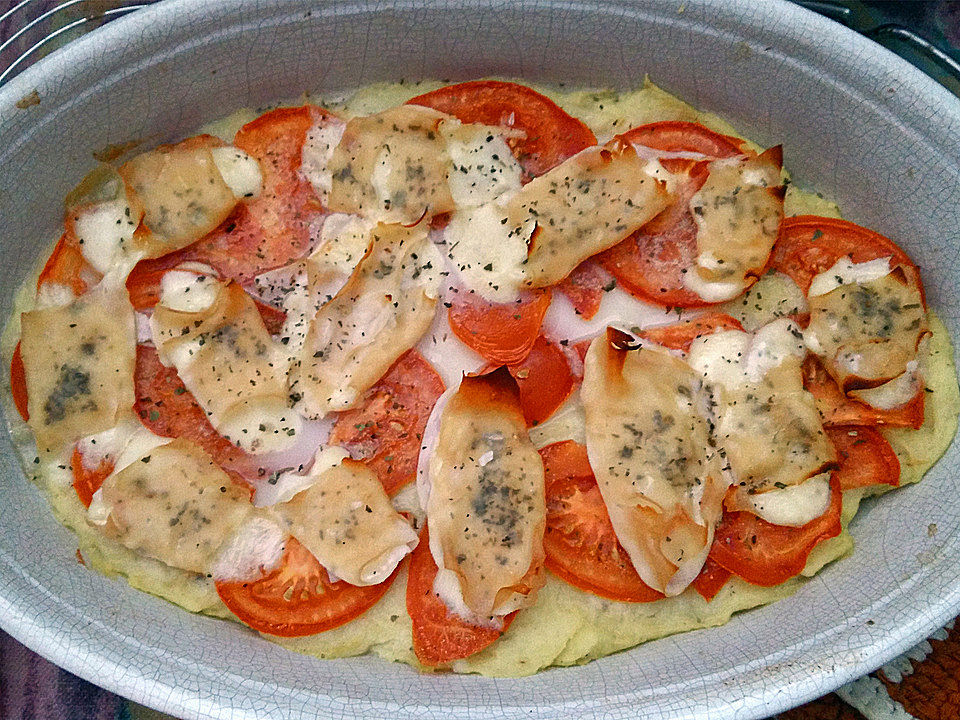 Tomaten - Mozzarella - Püree - Auflauf von rumpelabend| Chefkoch