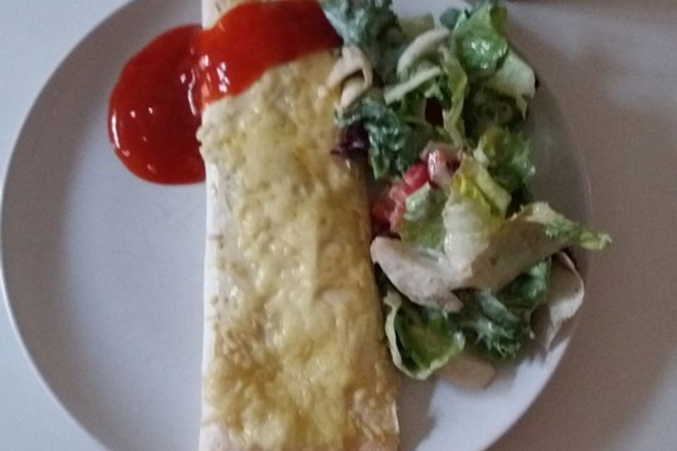 Burritos mit Schafkäsefüllung