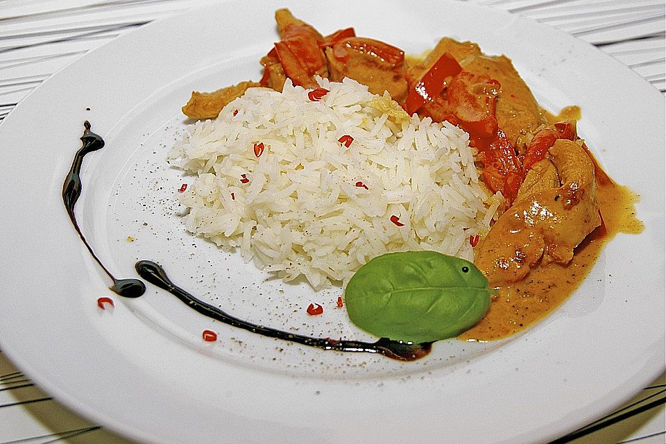 Chicken & Rice - Hähnchen mit Reis aus Ghana