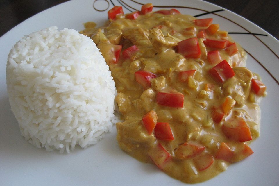 Chicken & Rice - Hähnchen mit Reis aus Ghana