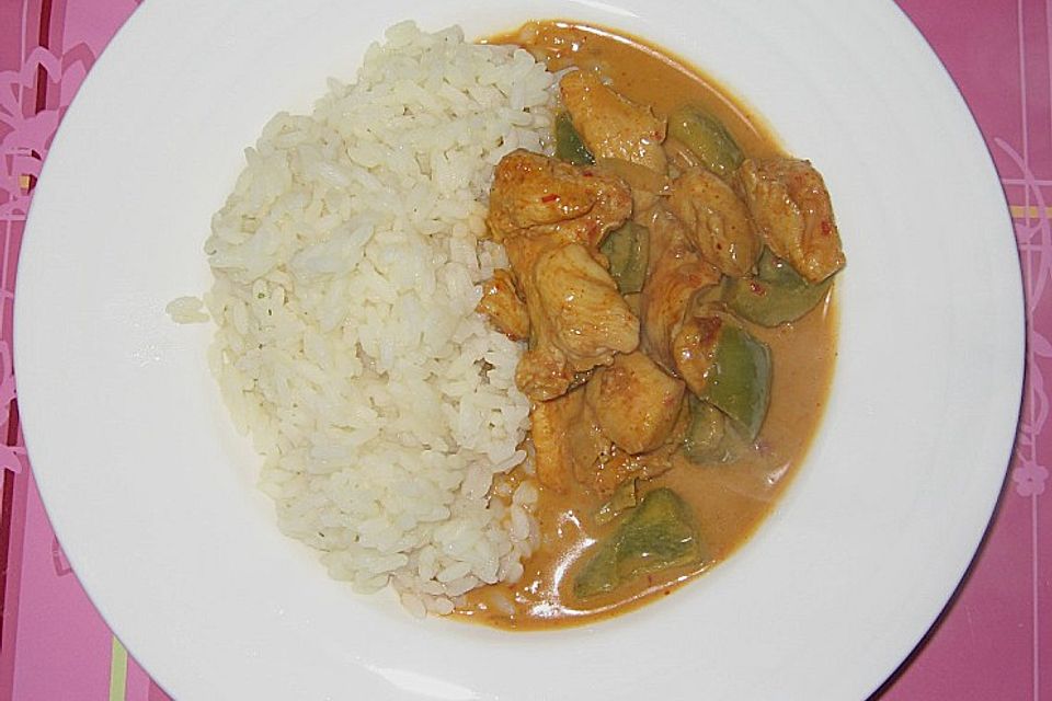 Chicken & Rice - Hähnchen mit Reis aus Ghana