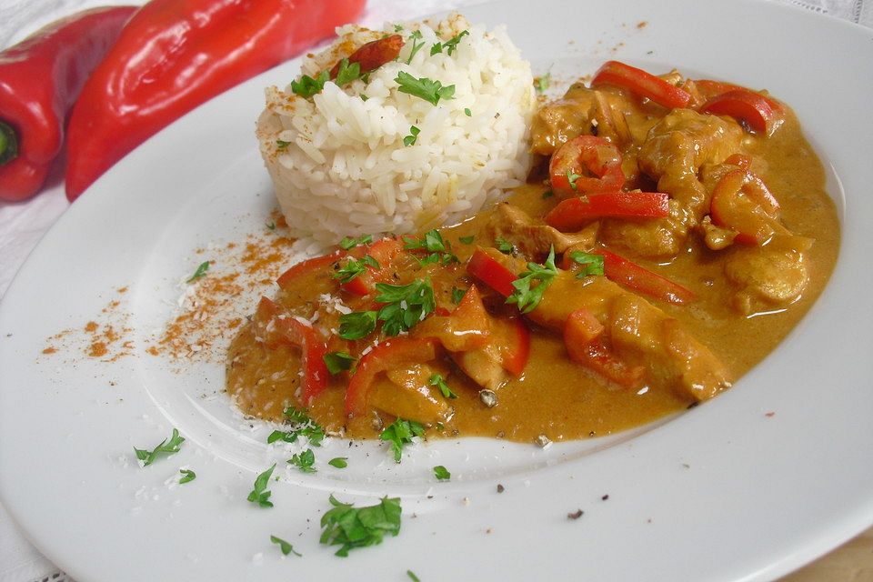 Chicken & Rice - Hähnchen mit Reis aus Ghana