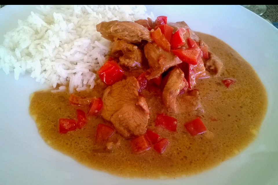 Chicken & Rice - Hähnchen mit Reis aus Ghana