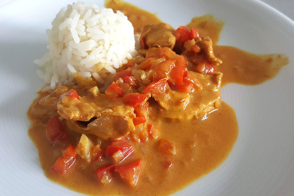 Chicken & Rice - Hähnchen mit Reis aus Ghana