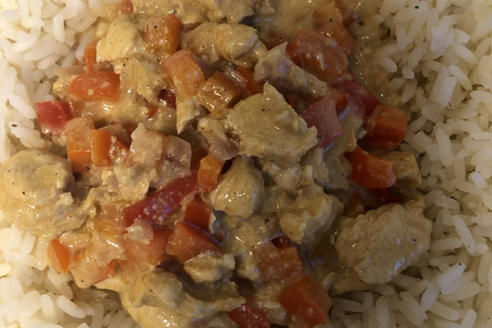 Chicken & Rice - Hähnchen mit Reis aus Ghana