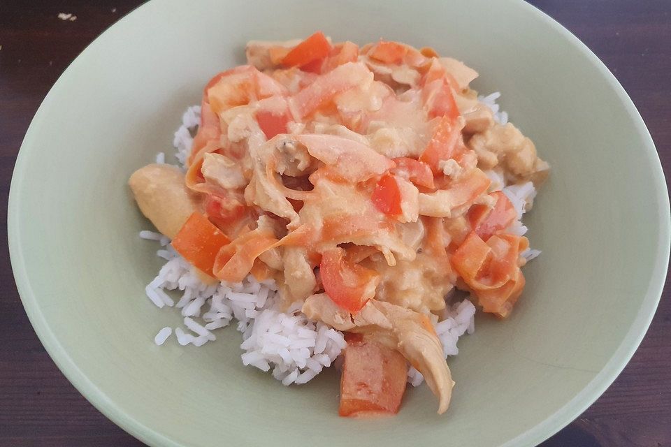 Chicken & Rice - Hähnchen mit Reis aus Ghana