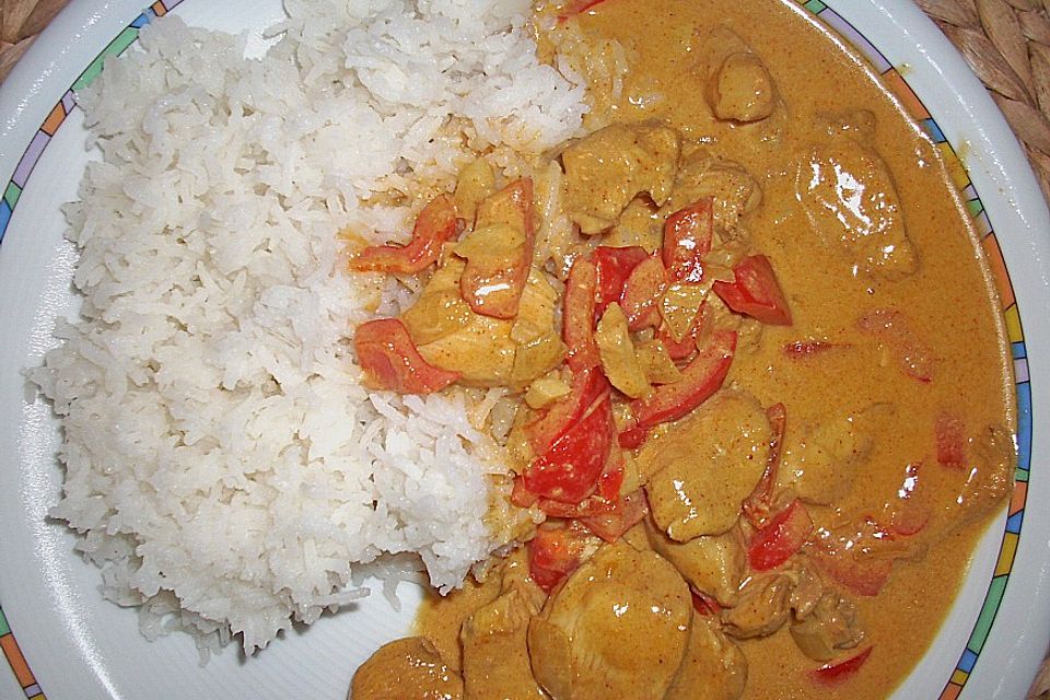 Chicken & Rice - Hähnchen mit Reis aus Ghana