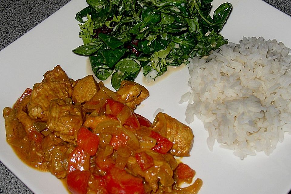 Chicken & Rice - Hähnchen mit Reis aus Ghana