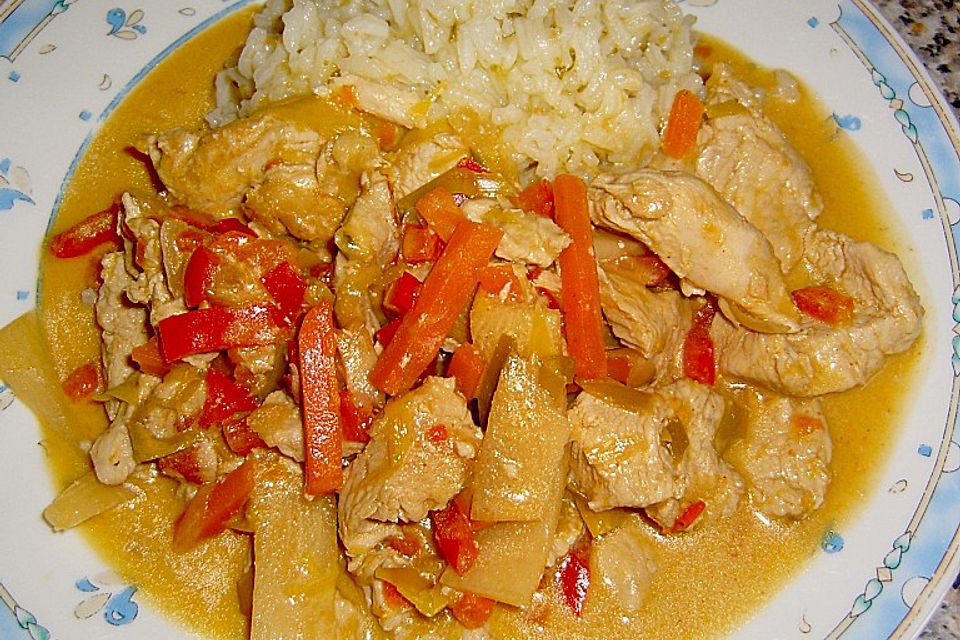 Chicken & Rice - Hähnchen mit Reis aus Ghana