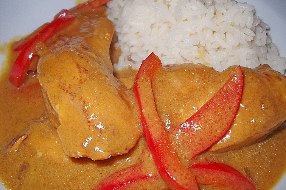 Chicken & Rice - Hähnchen mit Reis aus Ghana