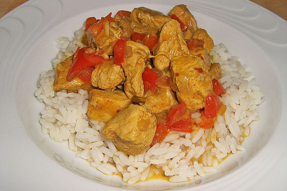 Chicken & Rice - Hähnchen mit Reis aus Ghana