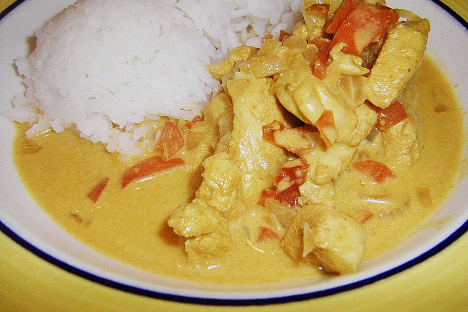 Chicken & Rice - Hähnchen mit Reis aus Ghana