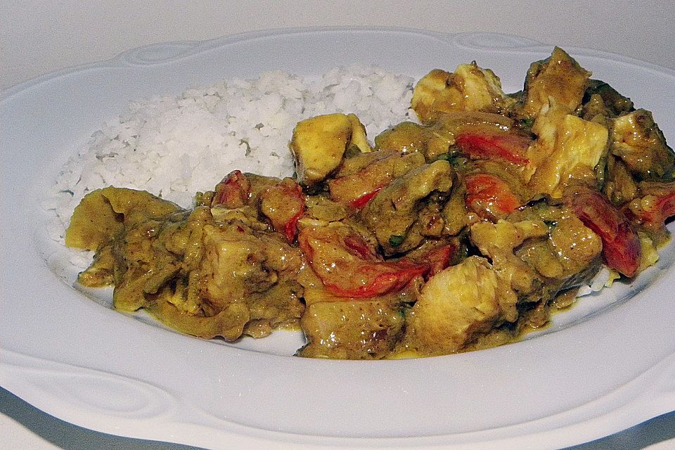 Chicken & Rice - Hähnchen mit Reis aus Ghana