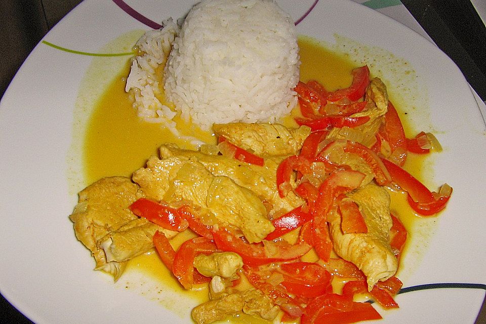 Chicken & Rice - Hähnchen mit Reis aus Ghana