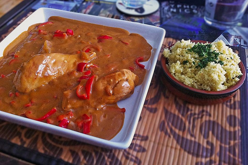 Chicken & Rice - Hähnchen mit Reis aus Ghana