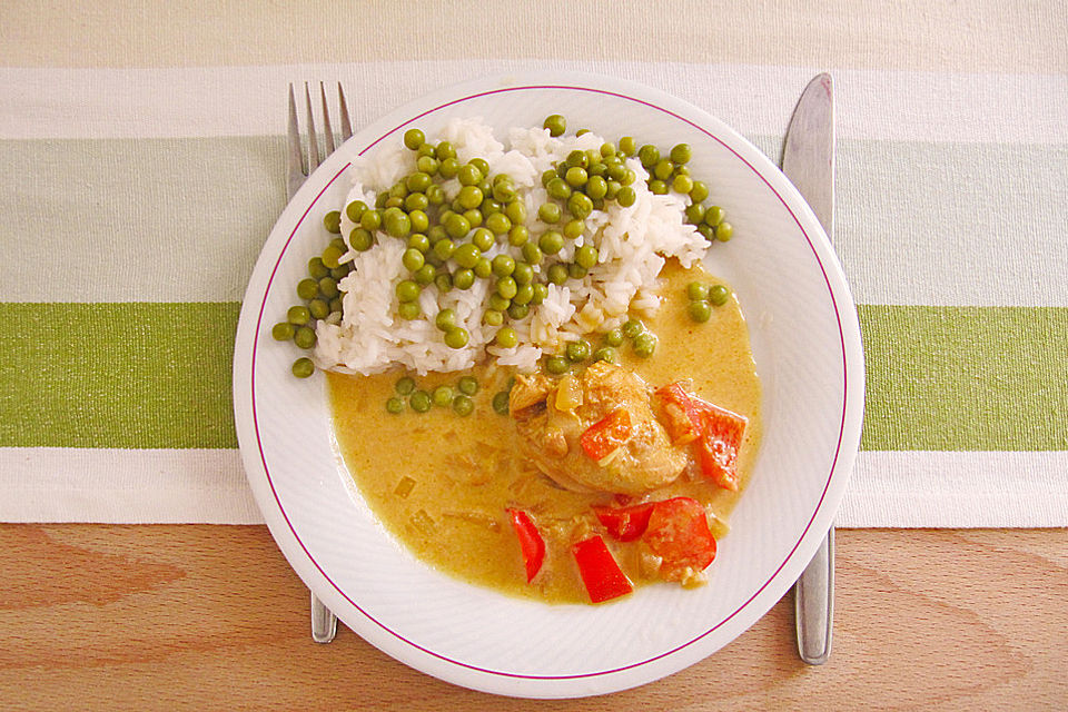 Chicken & Rice - Hähnchen mit Reis aus Ghana