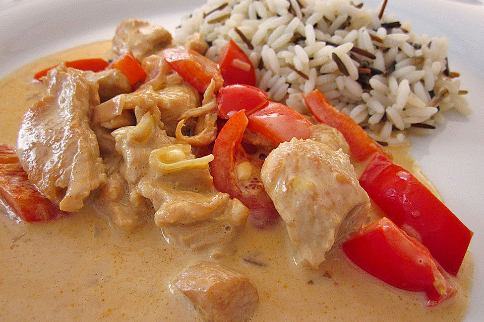 Chicken & Rice - Hähnchen mit Reis aus Ghana