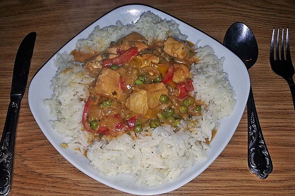 Chicken & Rice - Hähnchen mit Reis aus Ghana