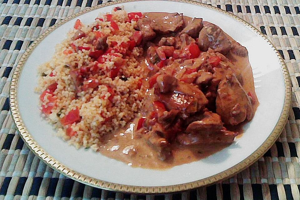 Chicken & Rice - Hähnchen mit Reis aus Ghana