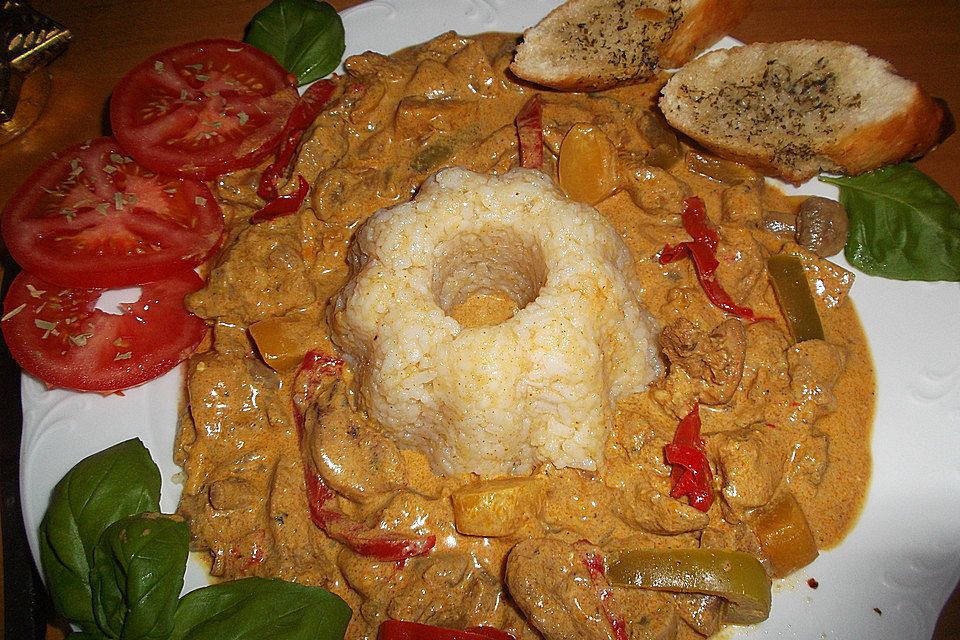 Chicken & Rice - Hähnchen mit Reis aus Ghana