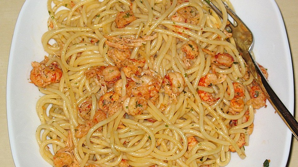 Spaghetti mit Krebsfleisch von Be-Kir Spaghetti mit Krebsfleisch von Be-Kir
