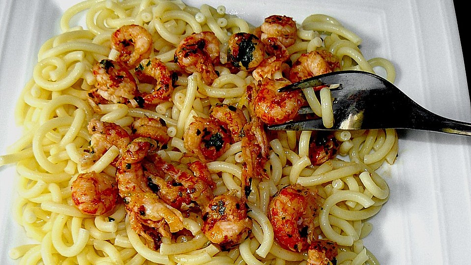 Spaghetti mit Krebsfleisch von Be-Kir Spaghetti mit Krebsfleisch von Be-Kir