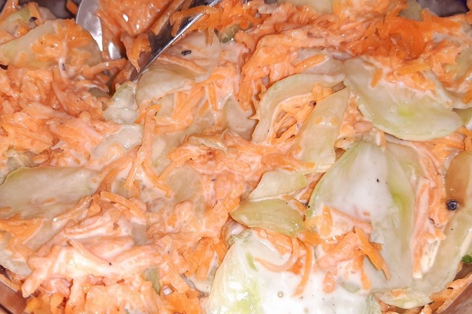 Gurken - Karotten - Salat