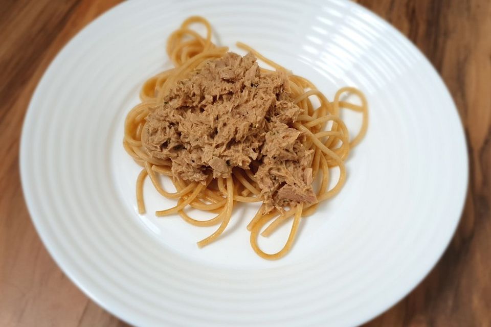 Schnelle Thunfisch - Spaghetti