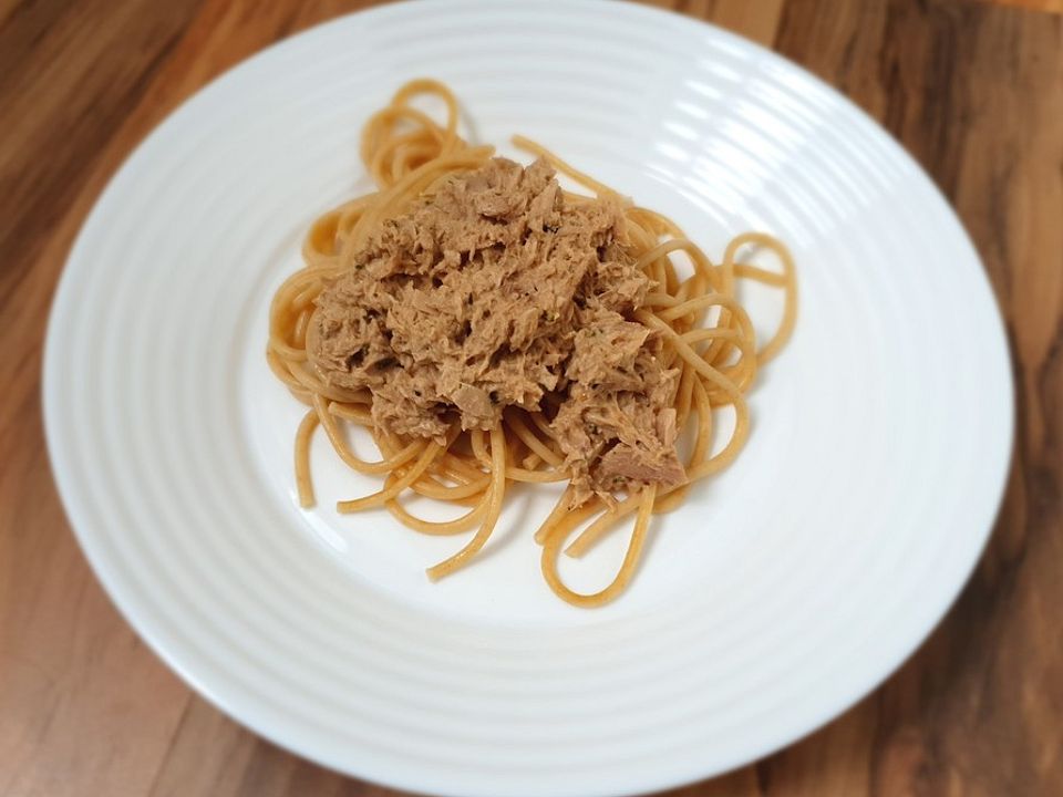 Schnelle Thunfisch - Spaghetti von Felice26| Chefkoch