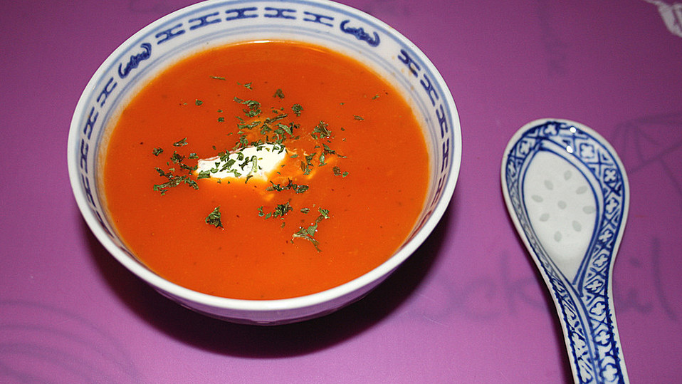 Feurige Apfel - Tomaten - Suppe von veraaa