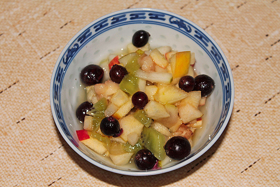 Obstsalat der besonderen Art