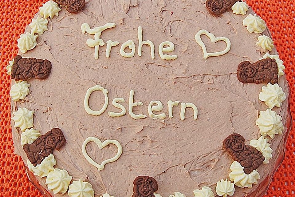 Alte schlesische Pudding - Buttercreme - Torte