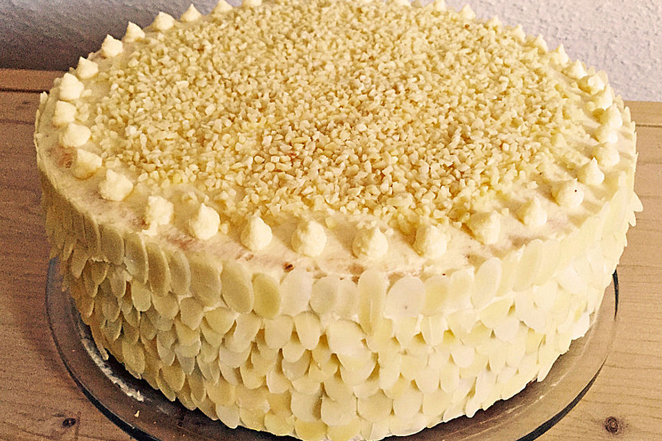 Alte schlesische Pudding - Buttercreme - Torte