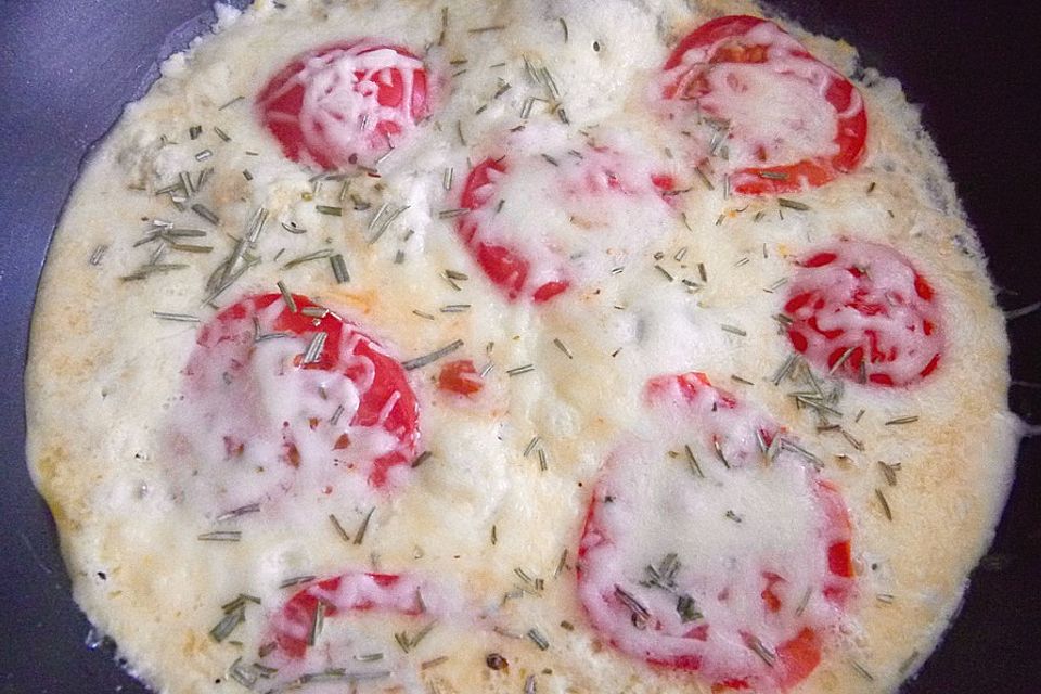 Eier - Tomaten - Mozarella - Pfanne