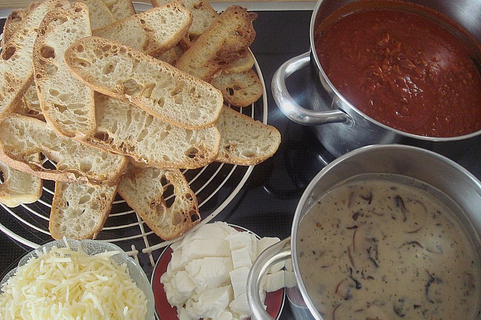 Würzige Brot - Lasagne