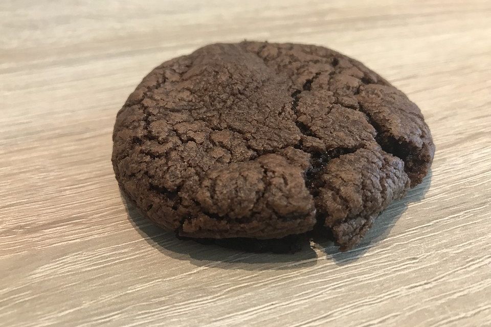 Schokoladen - Cookies mit Karamellkern Schokoladen - Cookies mit Karamellkern