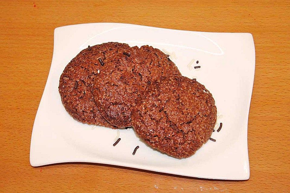 Schokoladen - Cookies mit Karamellkern Schokoladen - Cookies mit Karamellkern