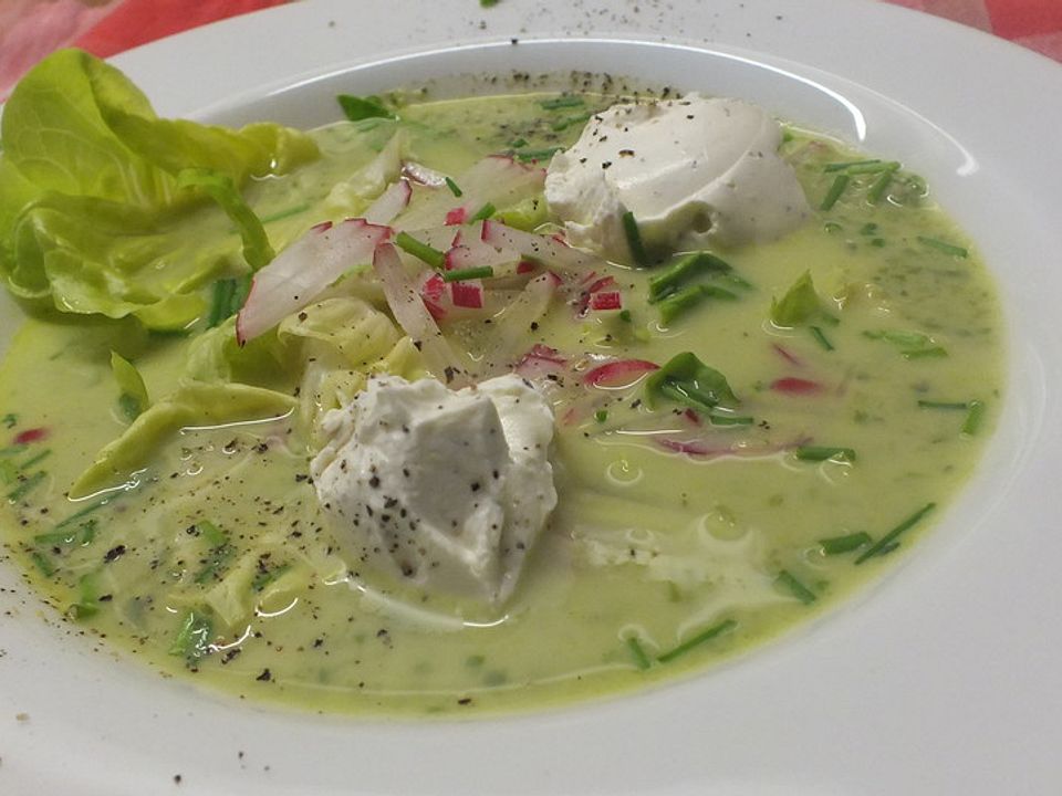 Kalte Salatsuppe mit Nockerln von steffi0109| Chefkoch