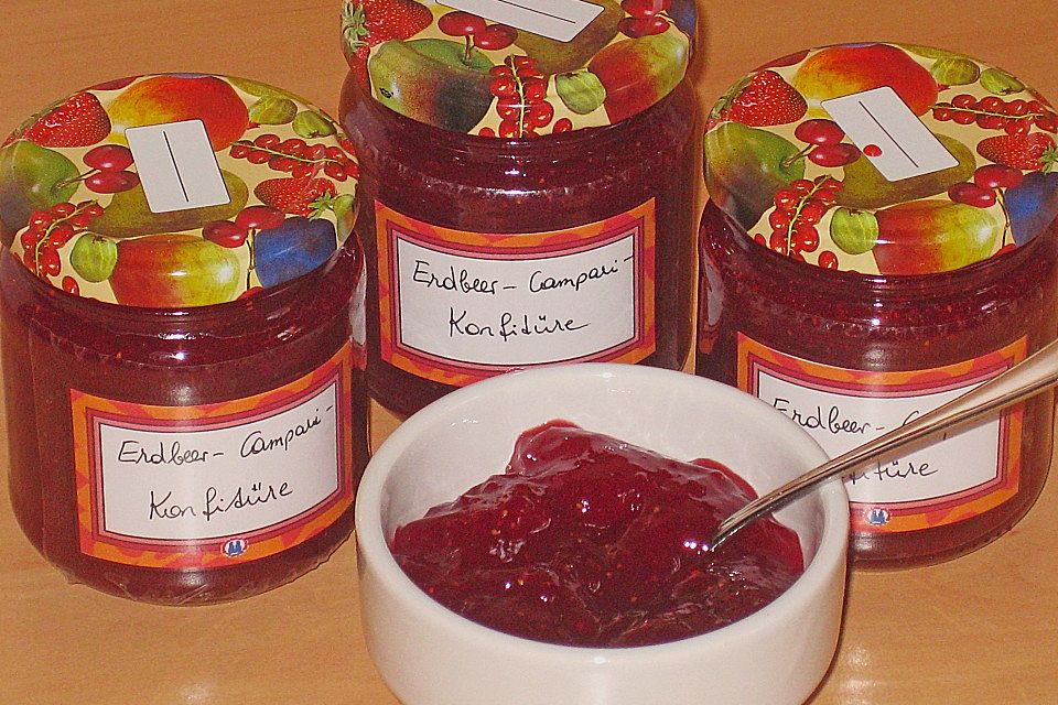 Erdbeer - Campari - Konfitüre