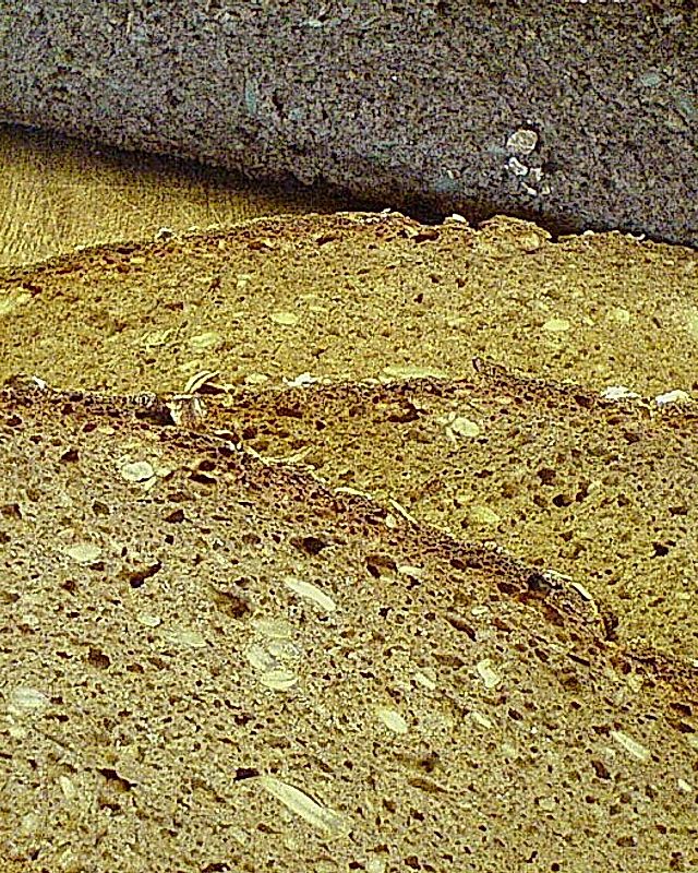 Roggen - Haferflocken - Brot