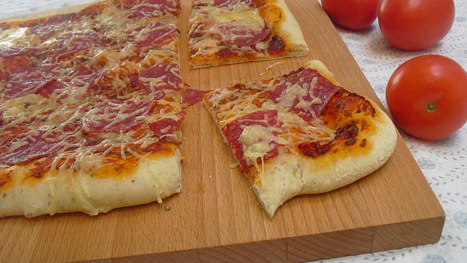 Pizzateig für ein Blech von Kochnudel84