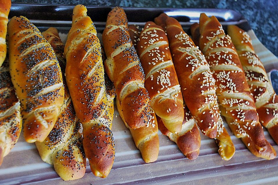 Laugenstangen, selbst gemacht Laugenstangen, selbst gemacht