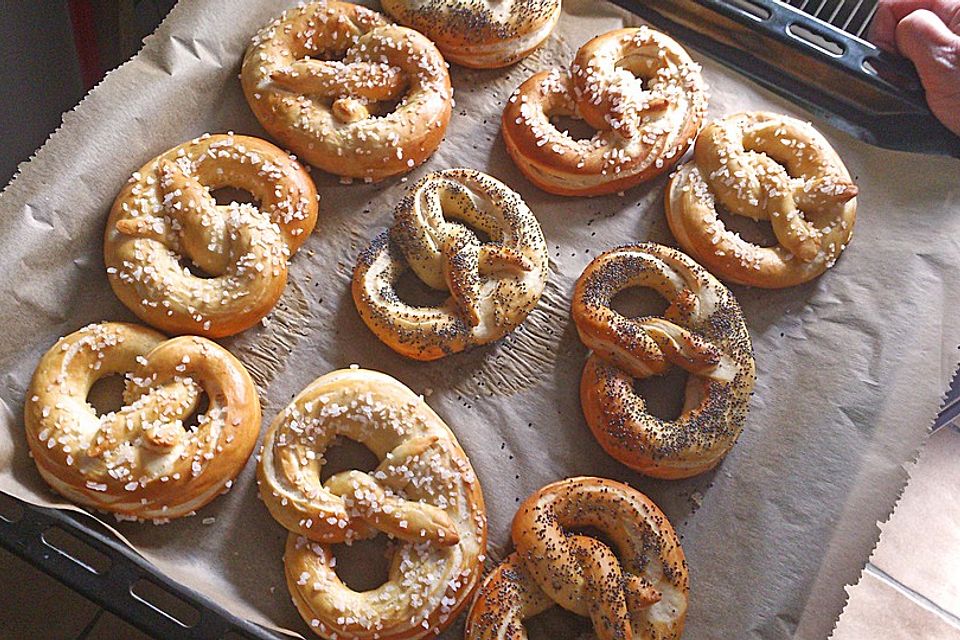 Laugenstangen, selbst gemacht Laugenstangen, selbst gemacht
