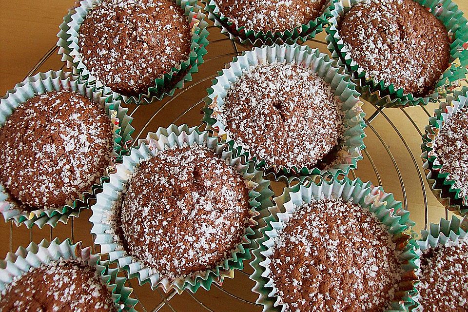 Schokoladenkuchen auf Blech