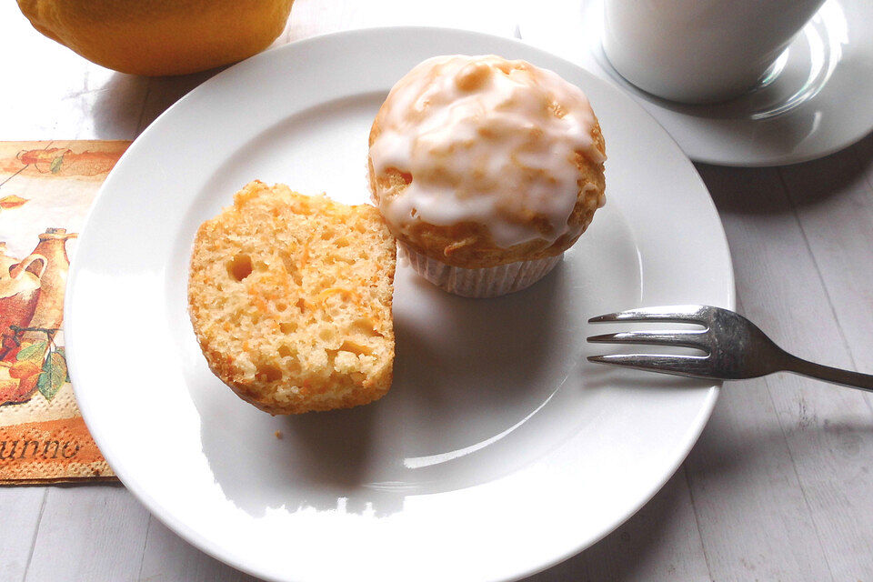 Zitronen - Karotten - Muffins