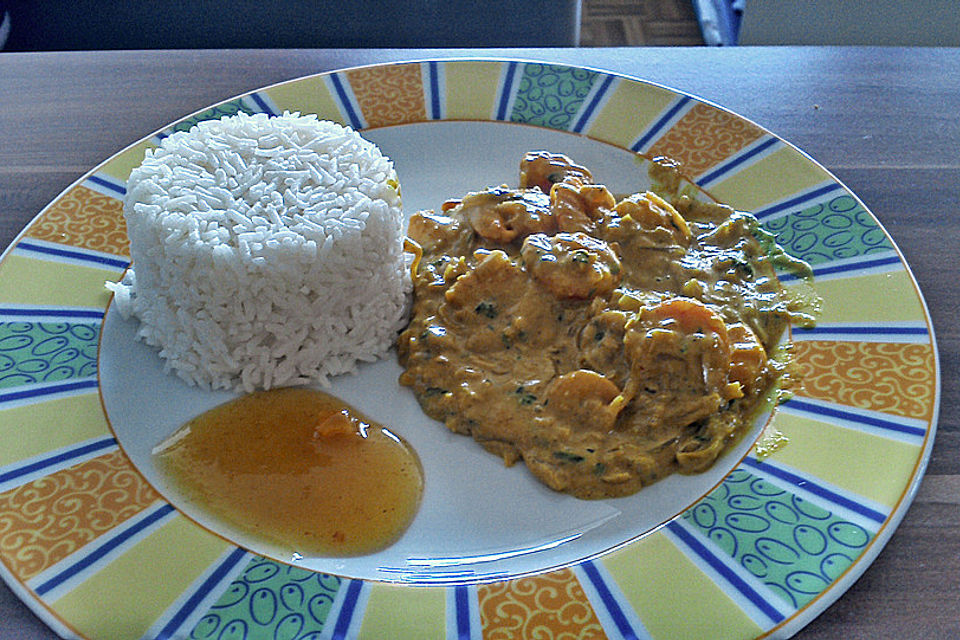 Jhinga Kari - Krabben Curry, indisch Jhinga Kari - Krabben Curry, indisch